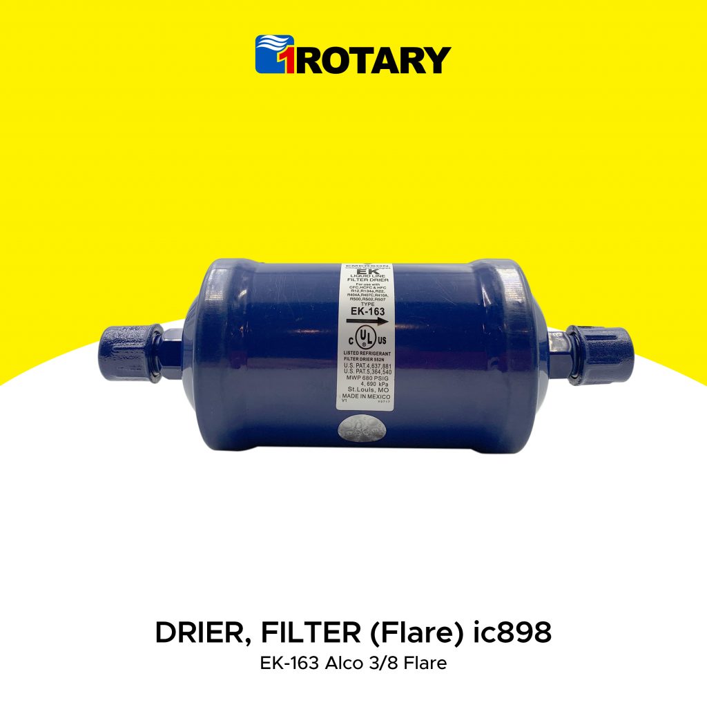 1ROTARY FILTER DRIER (EK163 ALCO 3/8 FLARE) 898 1Rotary