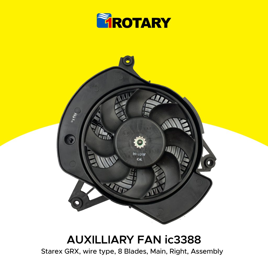 1ROTARY Auto Aircon Auxiliary Fan Starex GRX, wire type, 8 Blades, Main