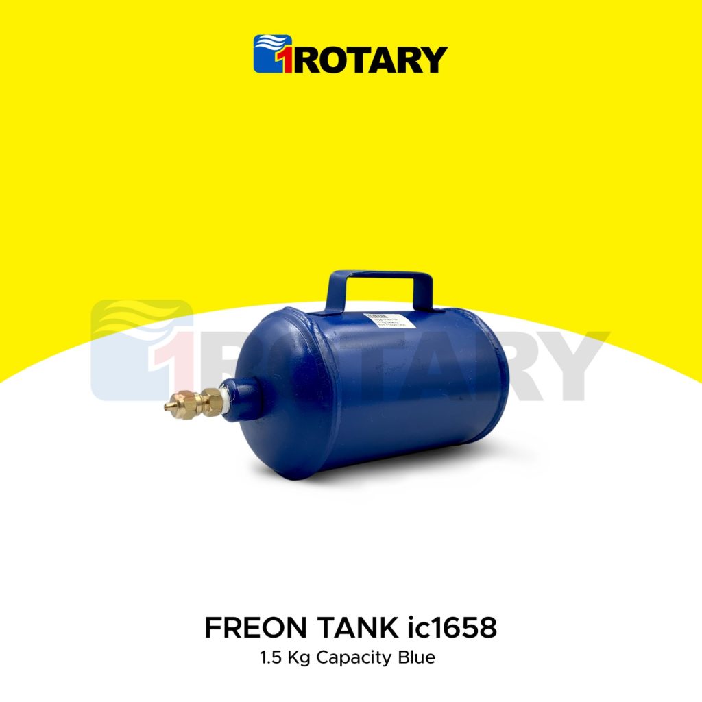 1ROTARY Freon Tank 1.5 Kg Capacity Blue IC1658 1Rotary